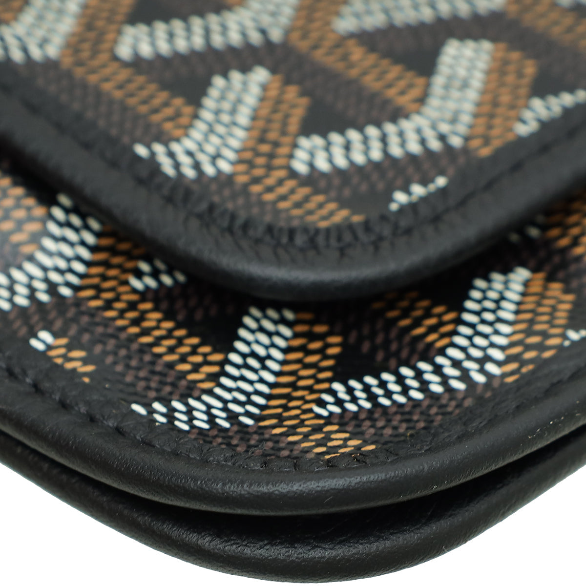 Goyard Black Goyardine Plumet Wallet Clutch Bag