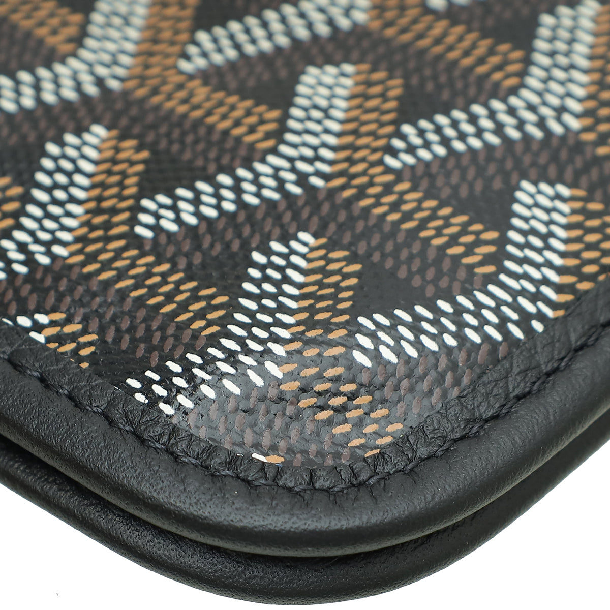 Goyard Black Goyardine Plumet Wallet Clutch Bag