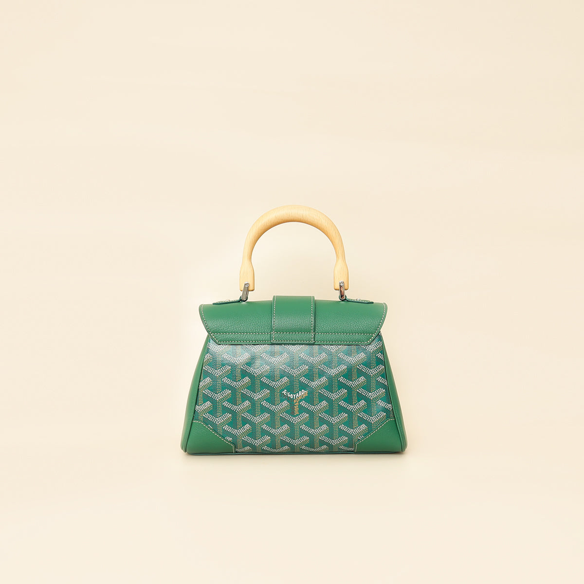 Goyard Green Goyardine Saigon Souple Mini Bag