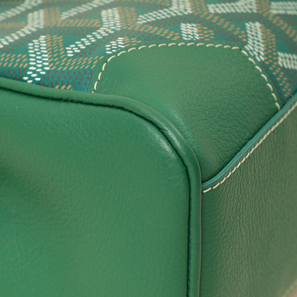 Goyard Green Goyardine Saigon Souple Mini Bag