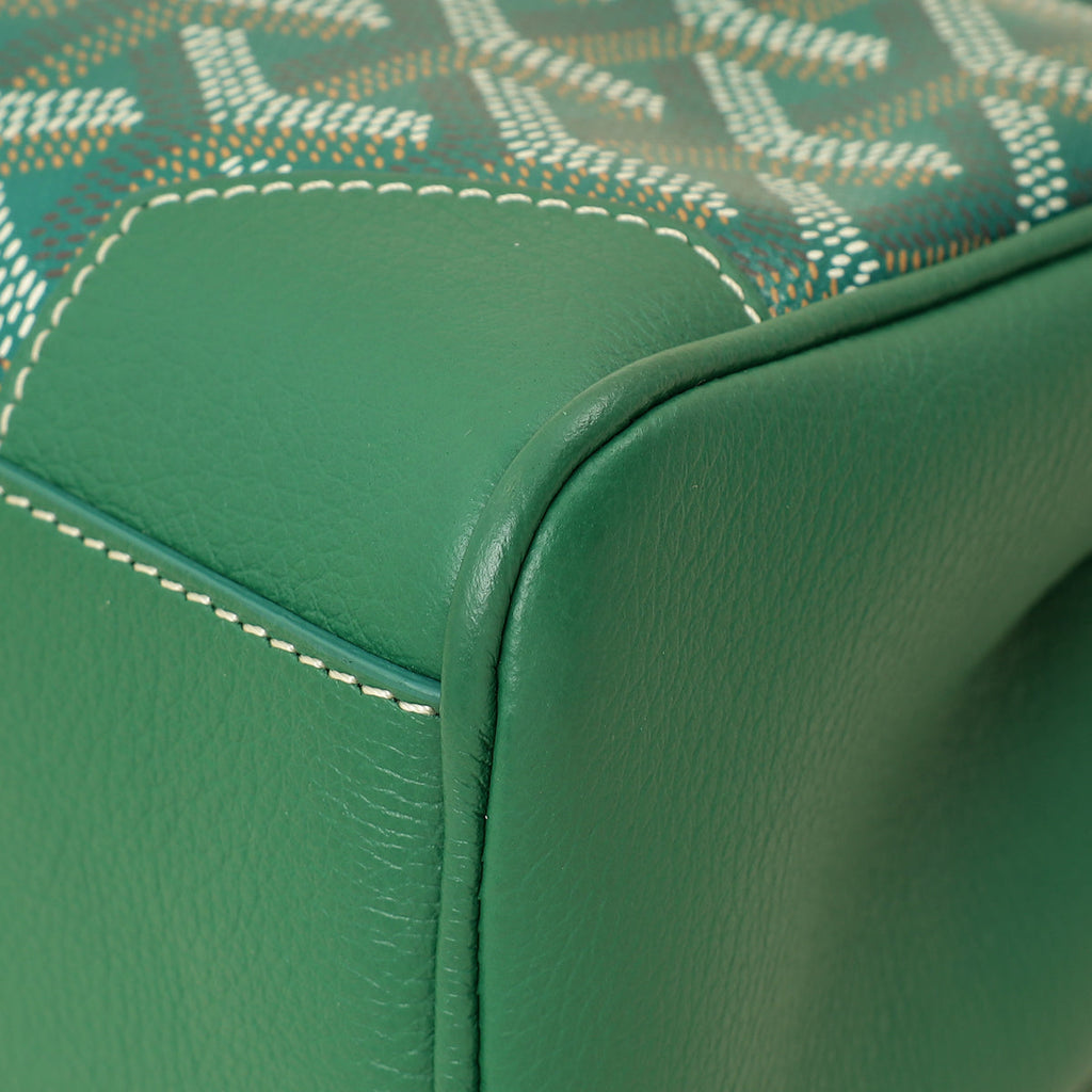 Goyard Green Goyardine Saigon Souple Mini Bag