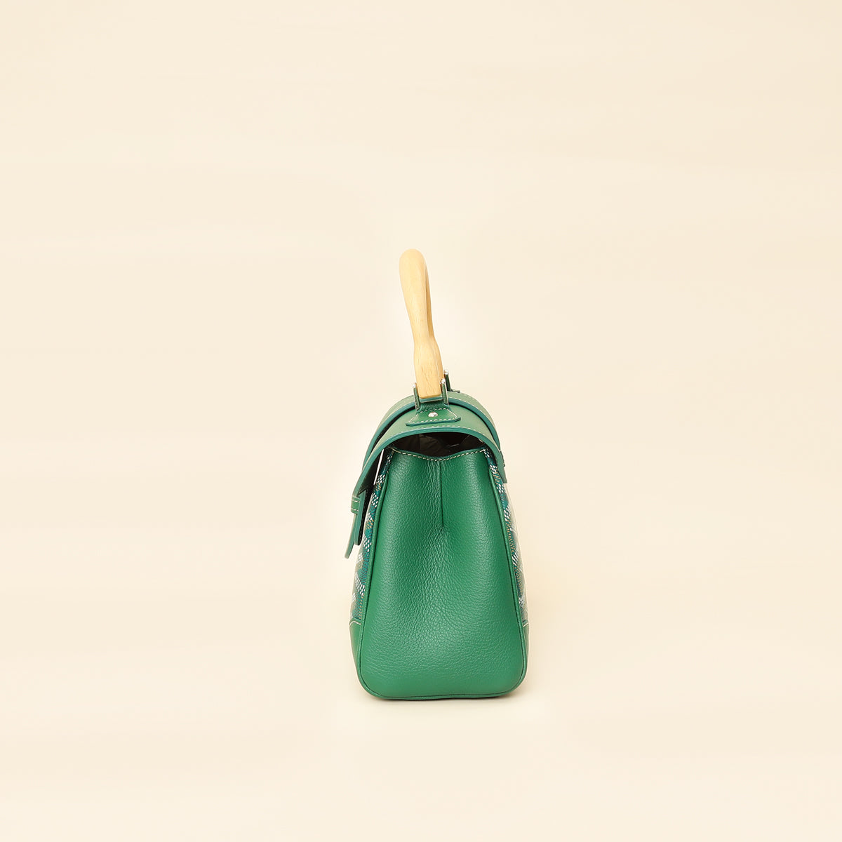 Goyard Green Goyardine Saigon Souple Mini Bag