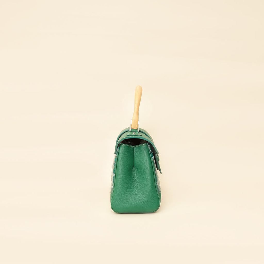 Goyard Green Goyardine Saigon Souple Mini Bag