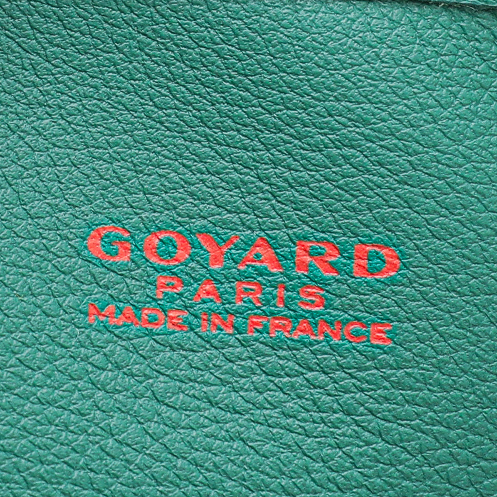 Goyard Green Goyardine Anjou Mini Bag