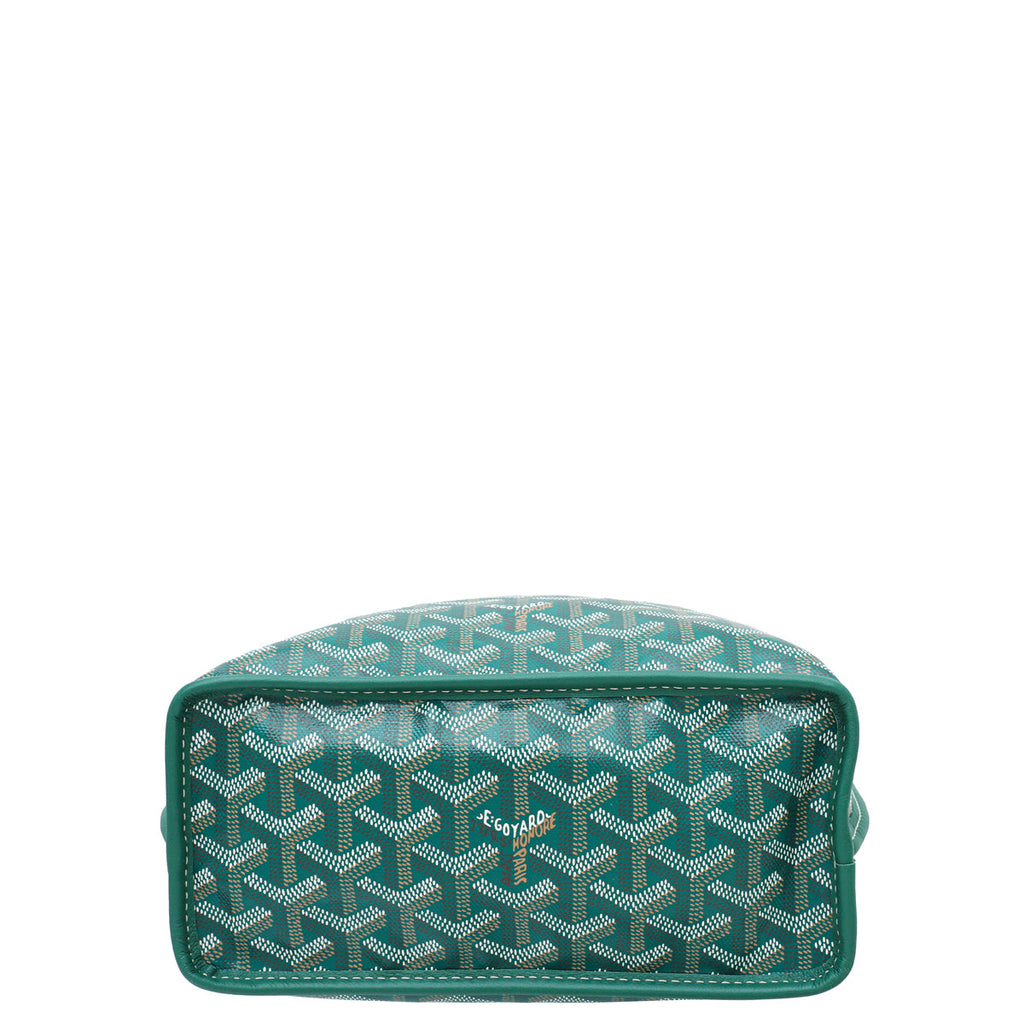 Goyard Green Goyardine Anjou Mini Bag
