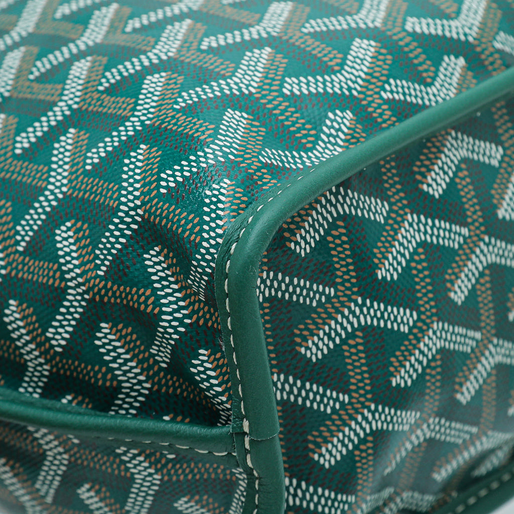 Goyard Green Goyardine Anjou Mini Bag