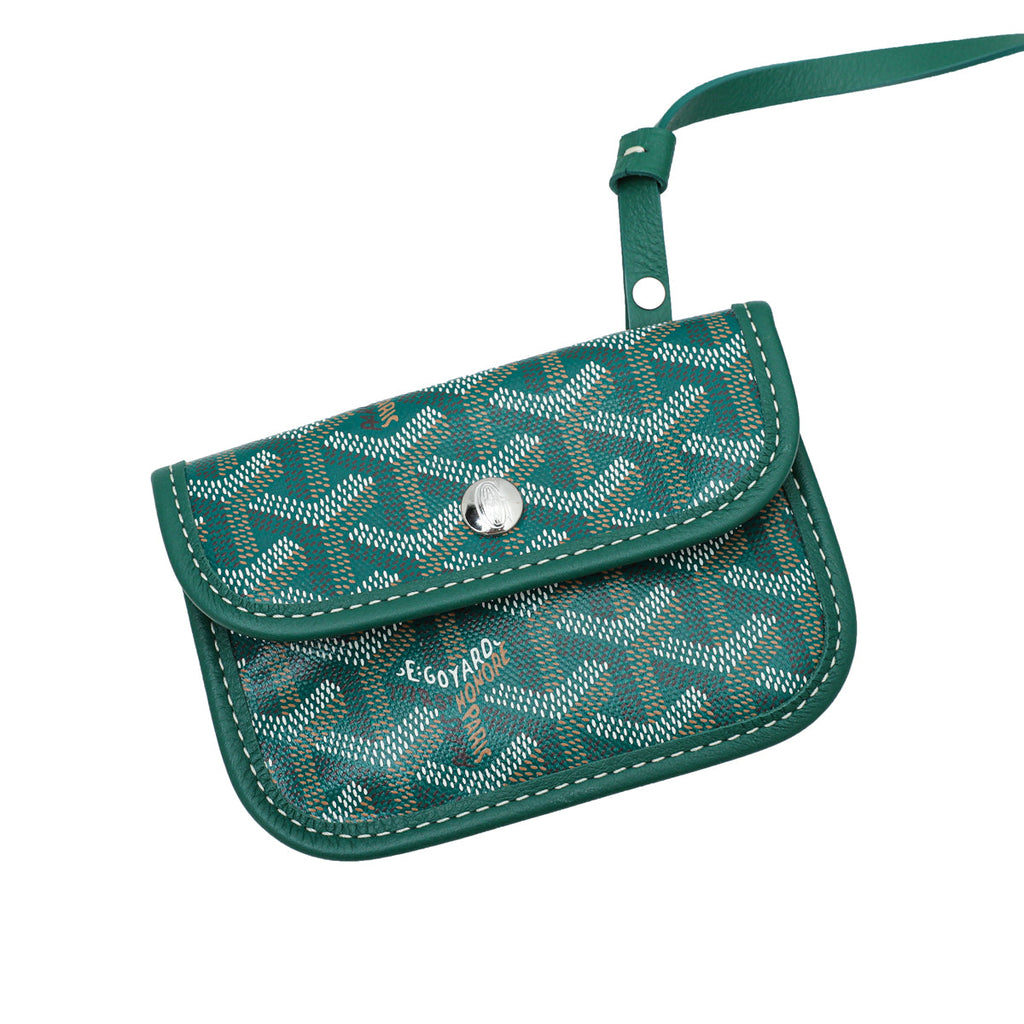 Goyard Green Goyardine Anjou Mini Bag
