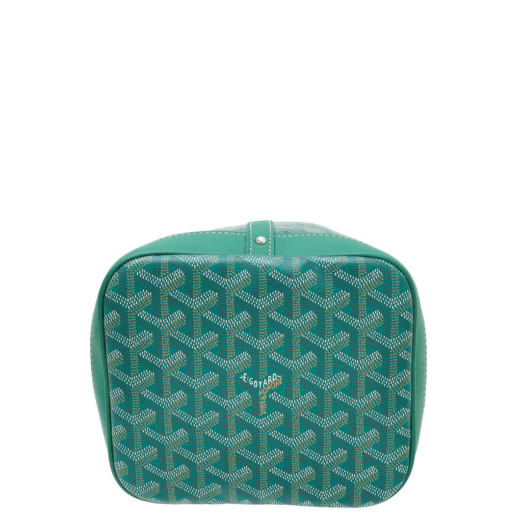 Goyard Green Goyardine Petit Flot Bucket PM Bag