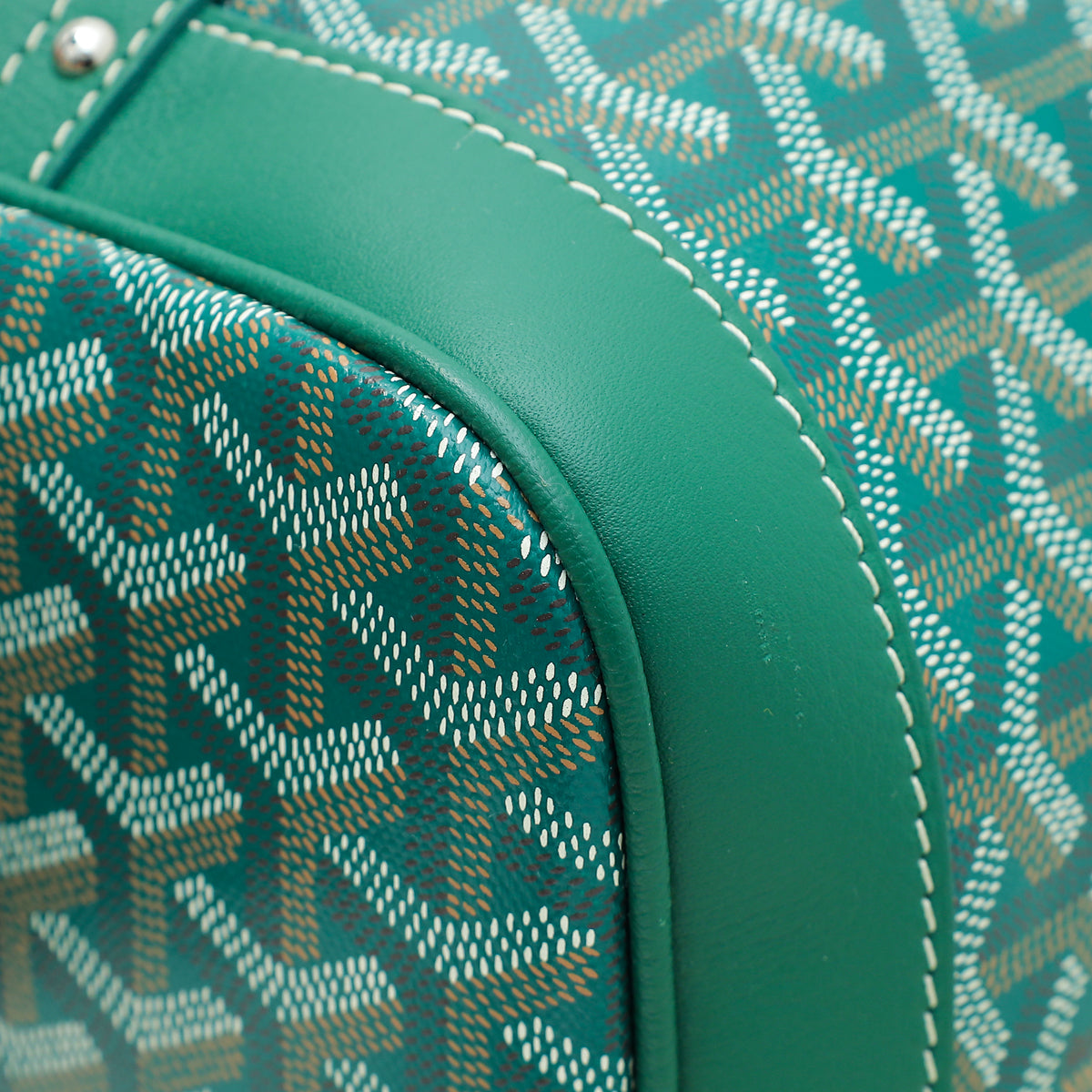 Goyard Green Goyardine Petit Flot Bucket PM Bag