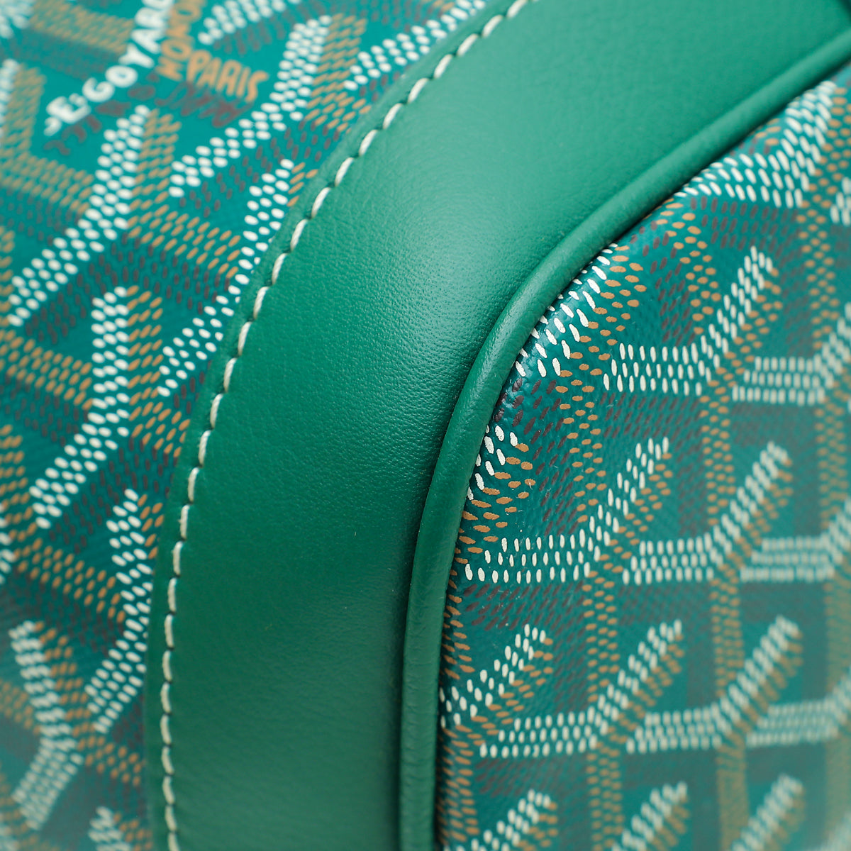 Goyard Green Goyardine Petit Flot Bucket PM Bag