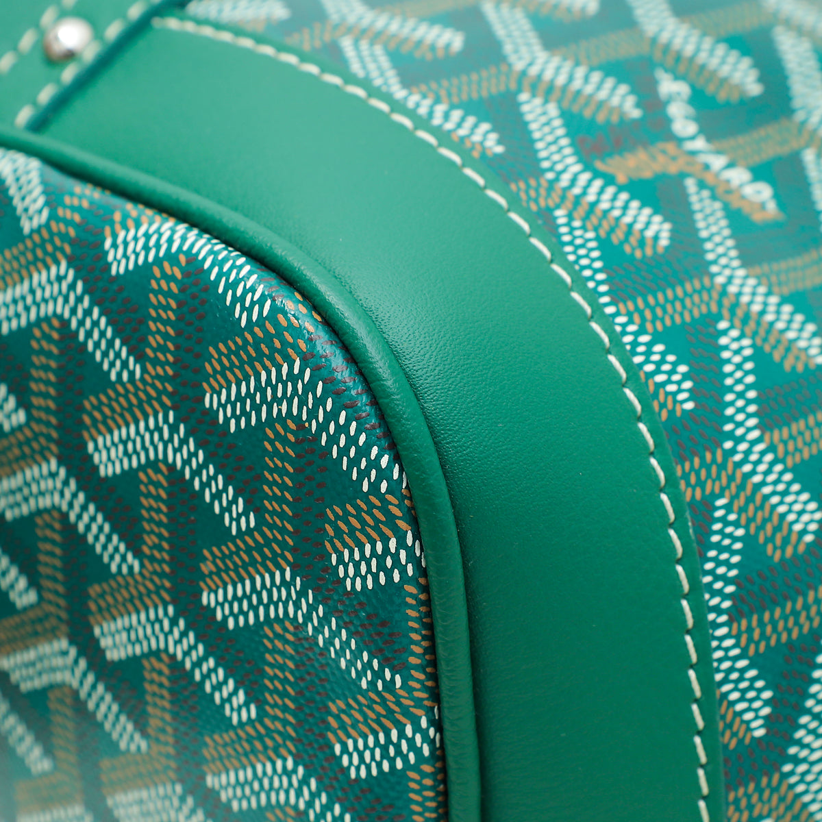 Goyard Green Goyardine Petit Flot Bucket PM Bag