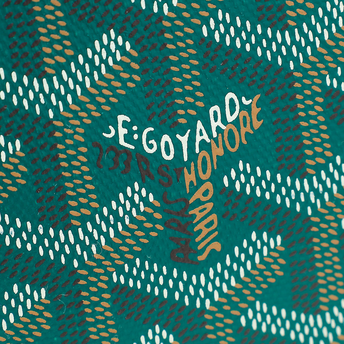 Goyard Green Goyardine Petit Flot Bucket PM Bag