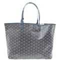 Goyard Navy Blue Goyardine Saint Louis PM Bag