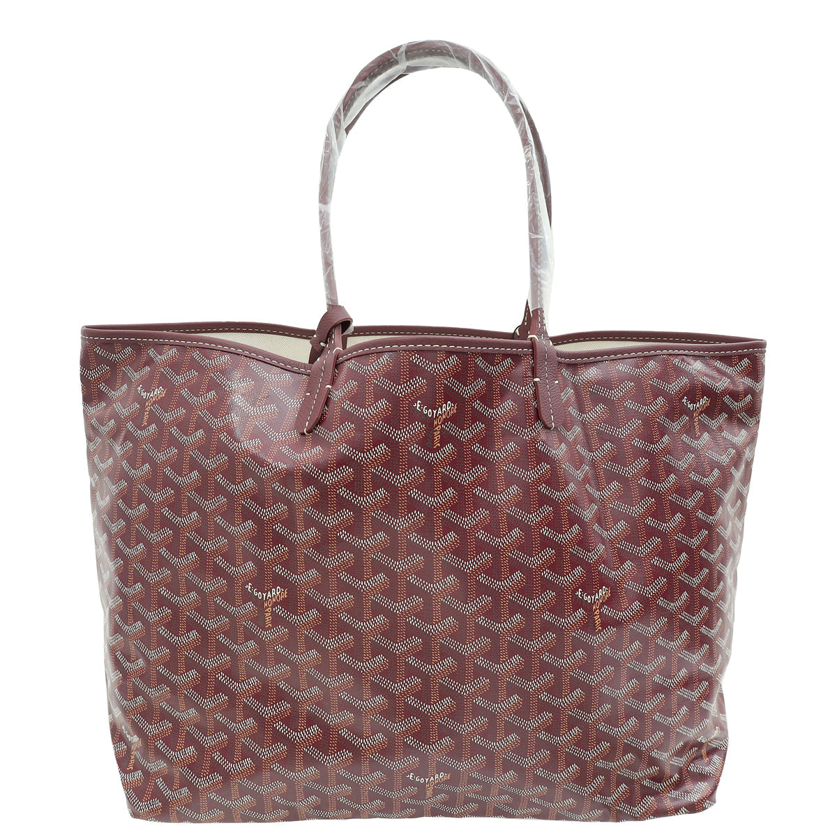 Goyard Burgundy Goyardine Saint Louis PM Bag