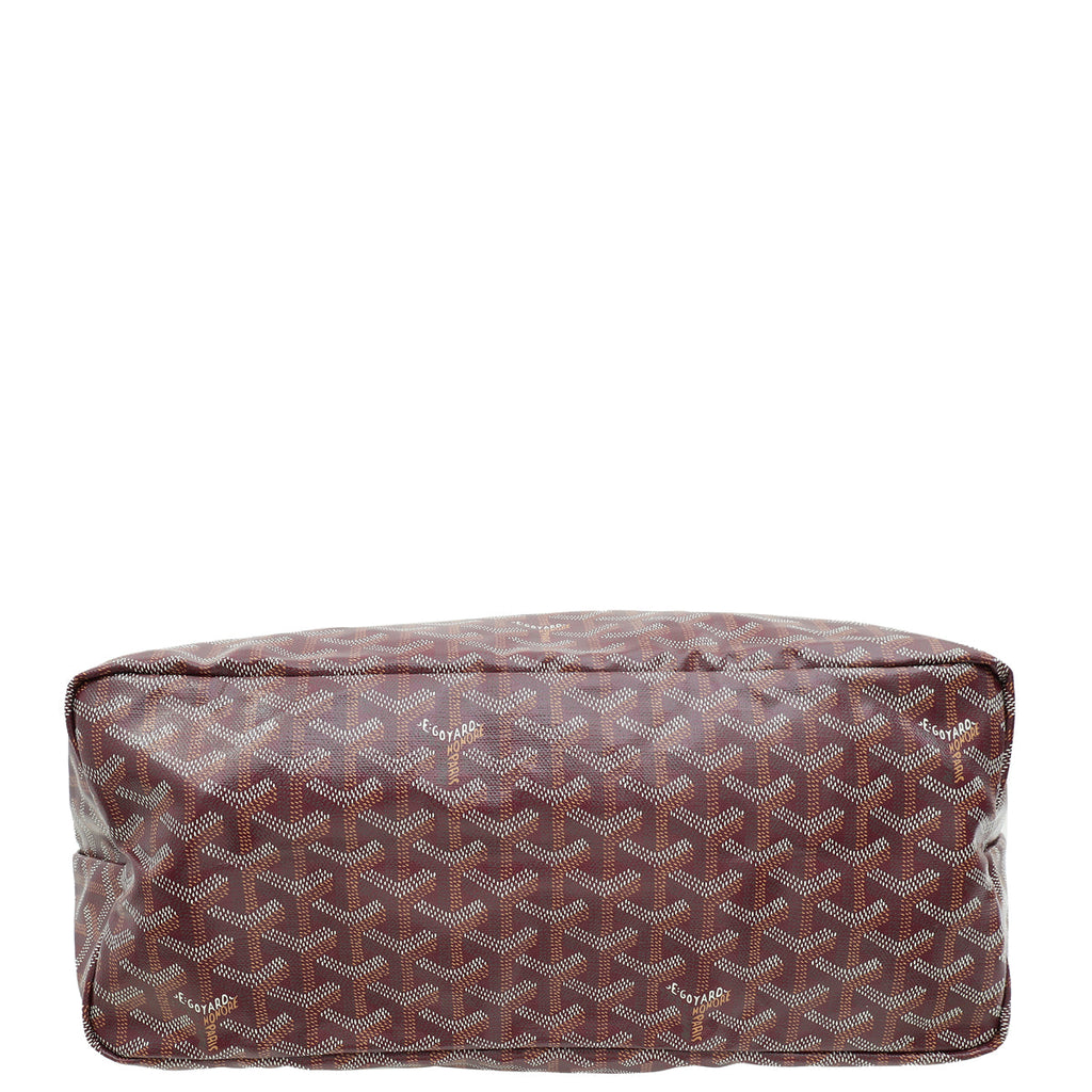 Goyard Burgundy Goyardine Saint Louis PM Bag