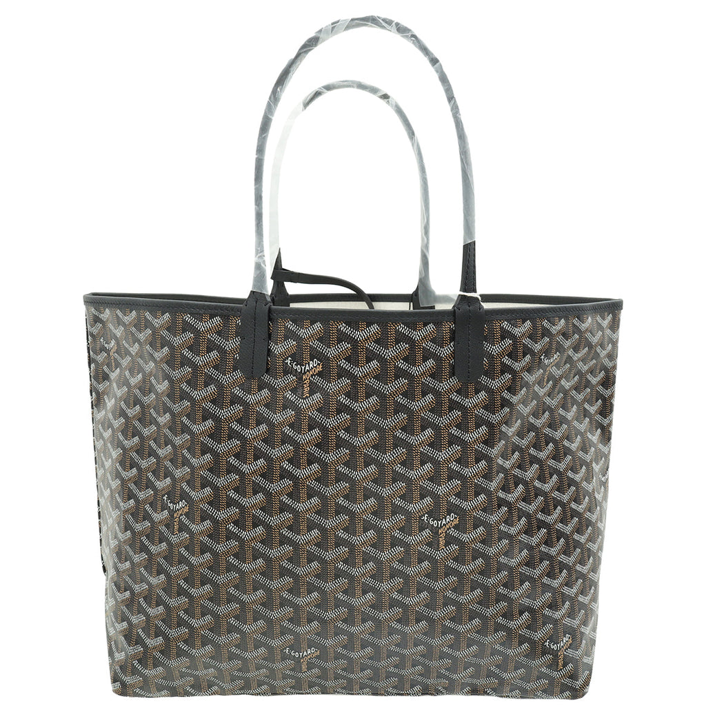 Goyard Black Goyardine Saint Louis PM Bag