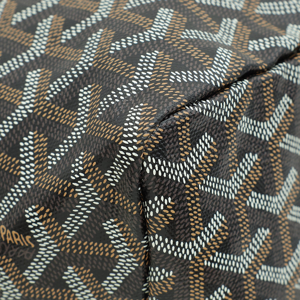 Goyard Black Goyardine Saint Louis PM Bag