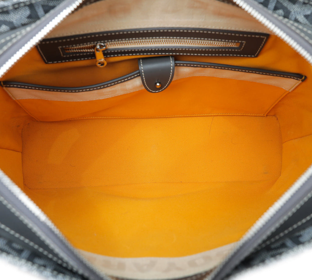Goyard Grey Goyardine Okinawa PM Bag