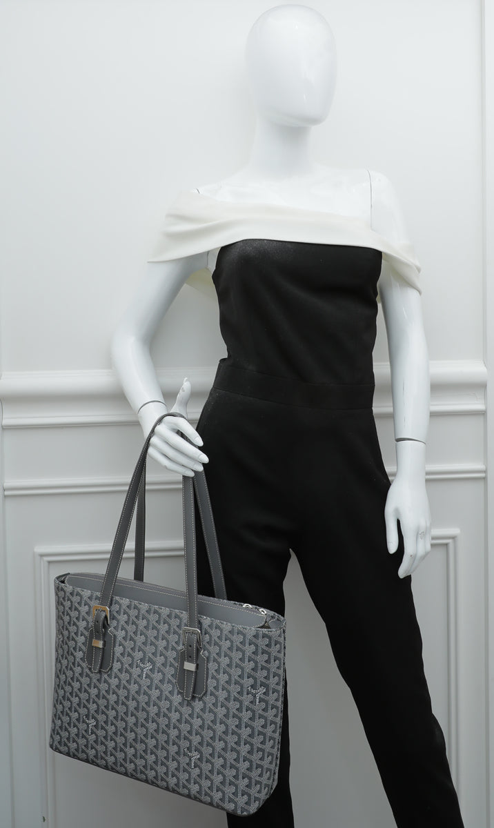 Goyard Grey Goyardine Okinawa PM Bag