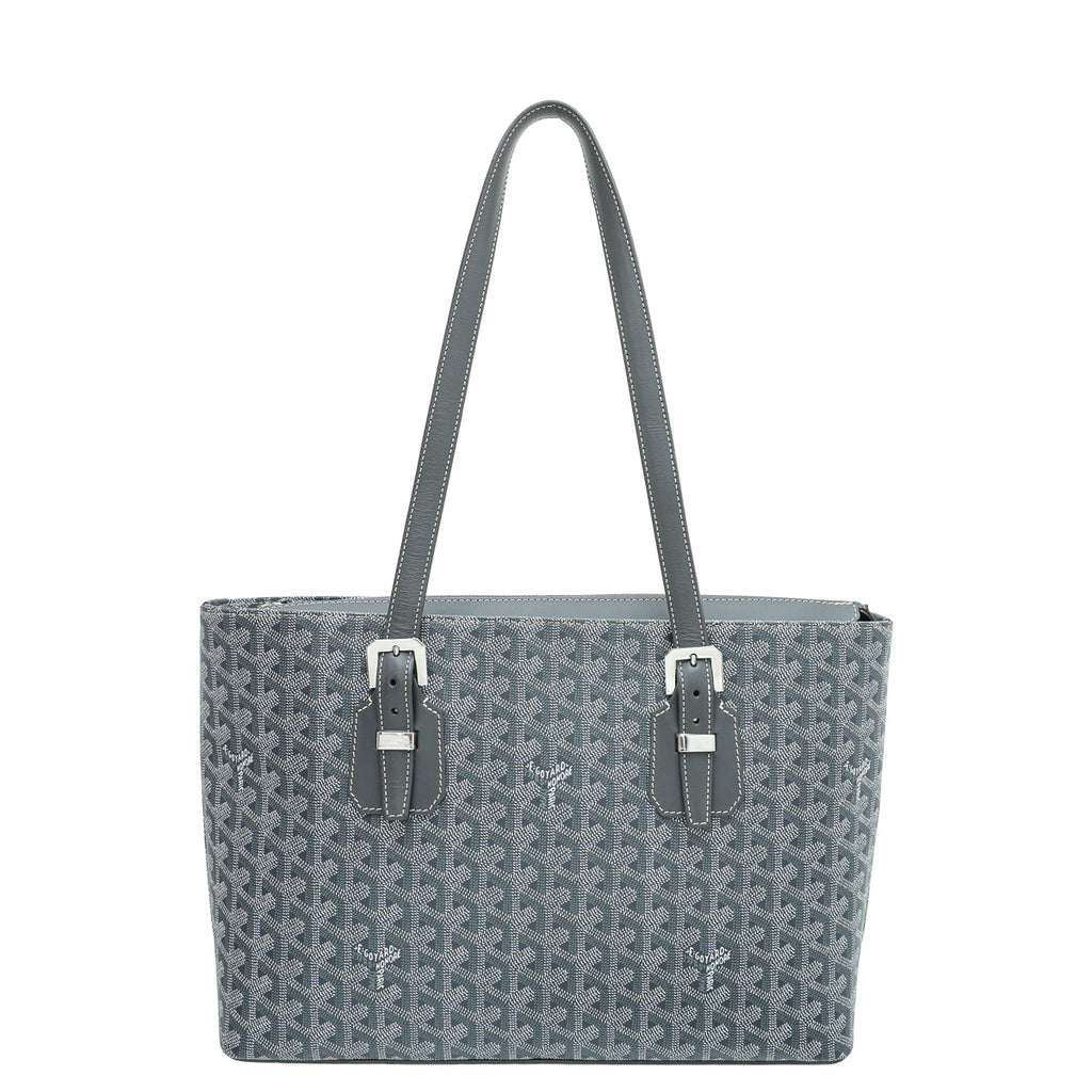 Goyard Grey Goyardine Okinawa PM Bag