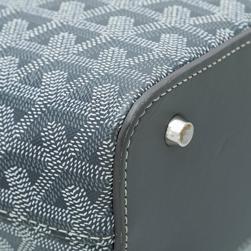 Goyard Grey Goyardine Okinawa PM Bag