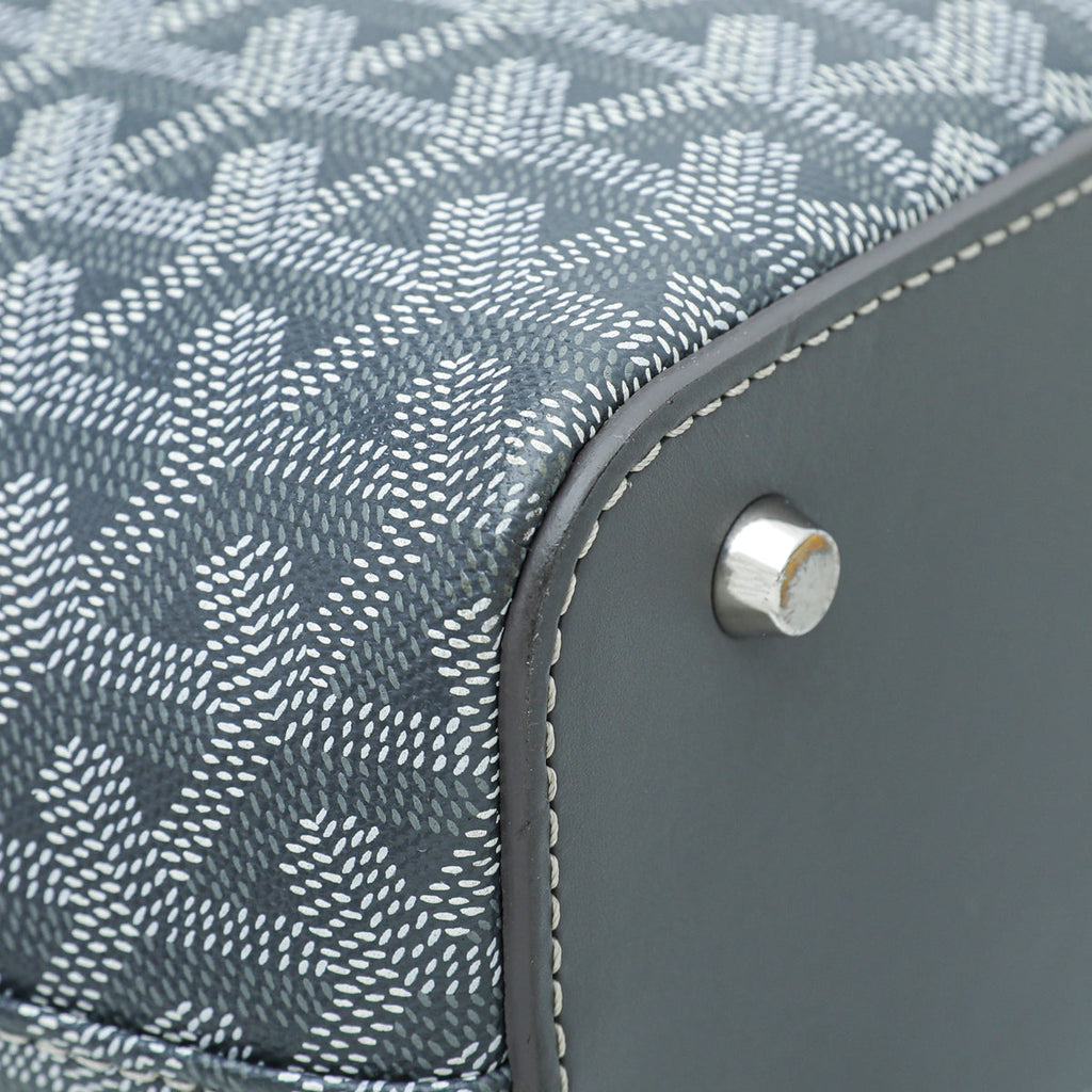 Goyard Grey Goyardine Okinawa PM Bag
