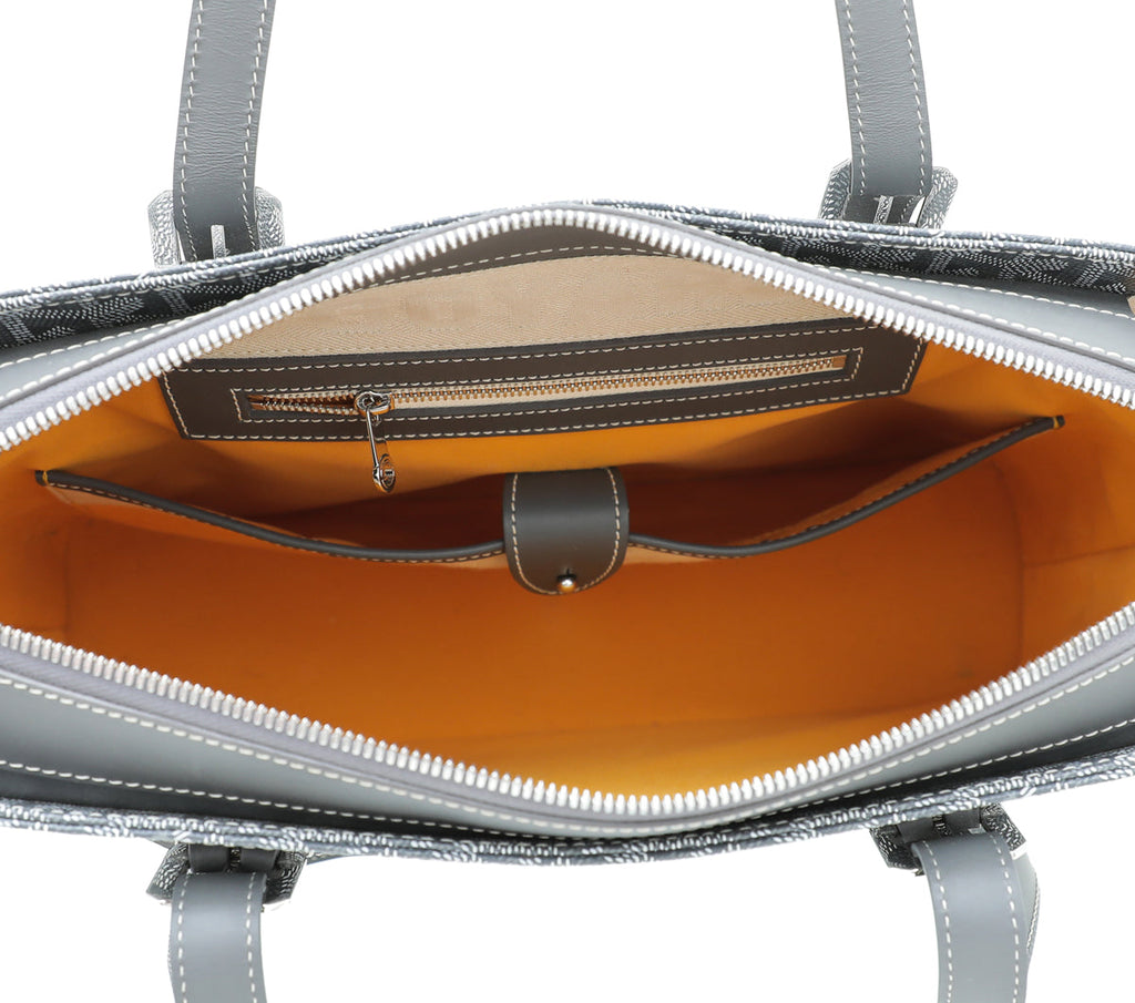 Goyard Grey Goyardine Okinawa PM Bag