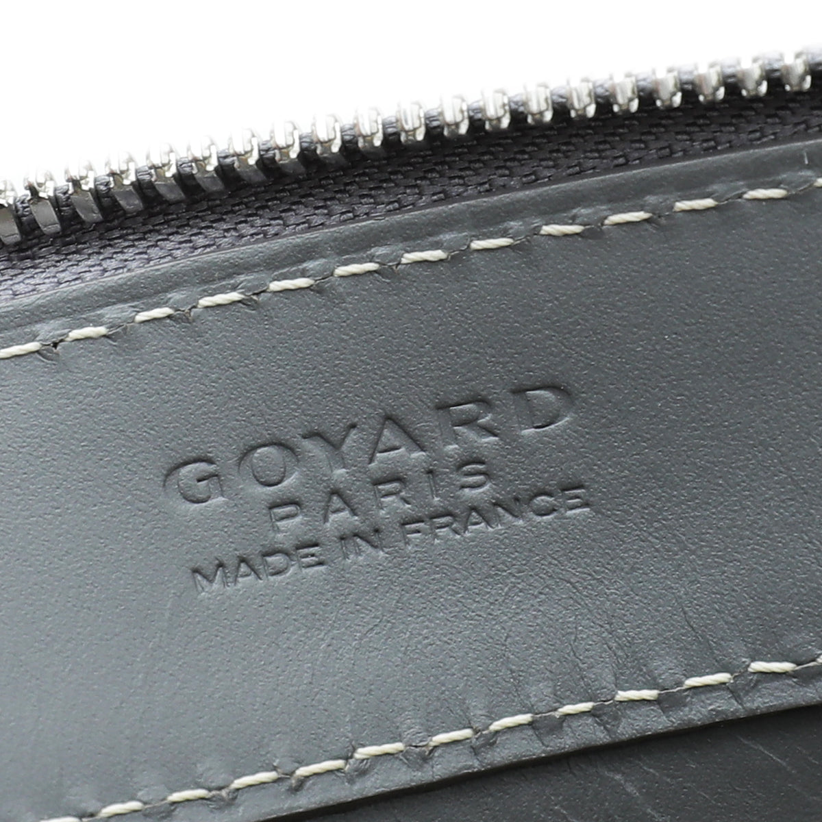 Goyard Grey Goyardine Okinawa PM Bag