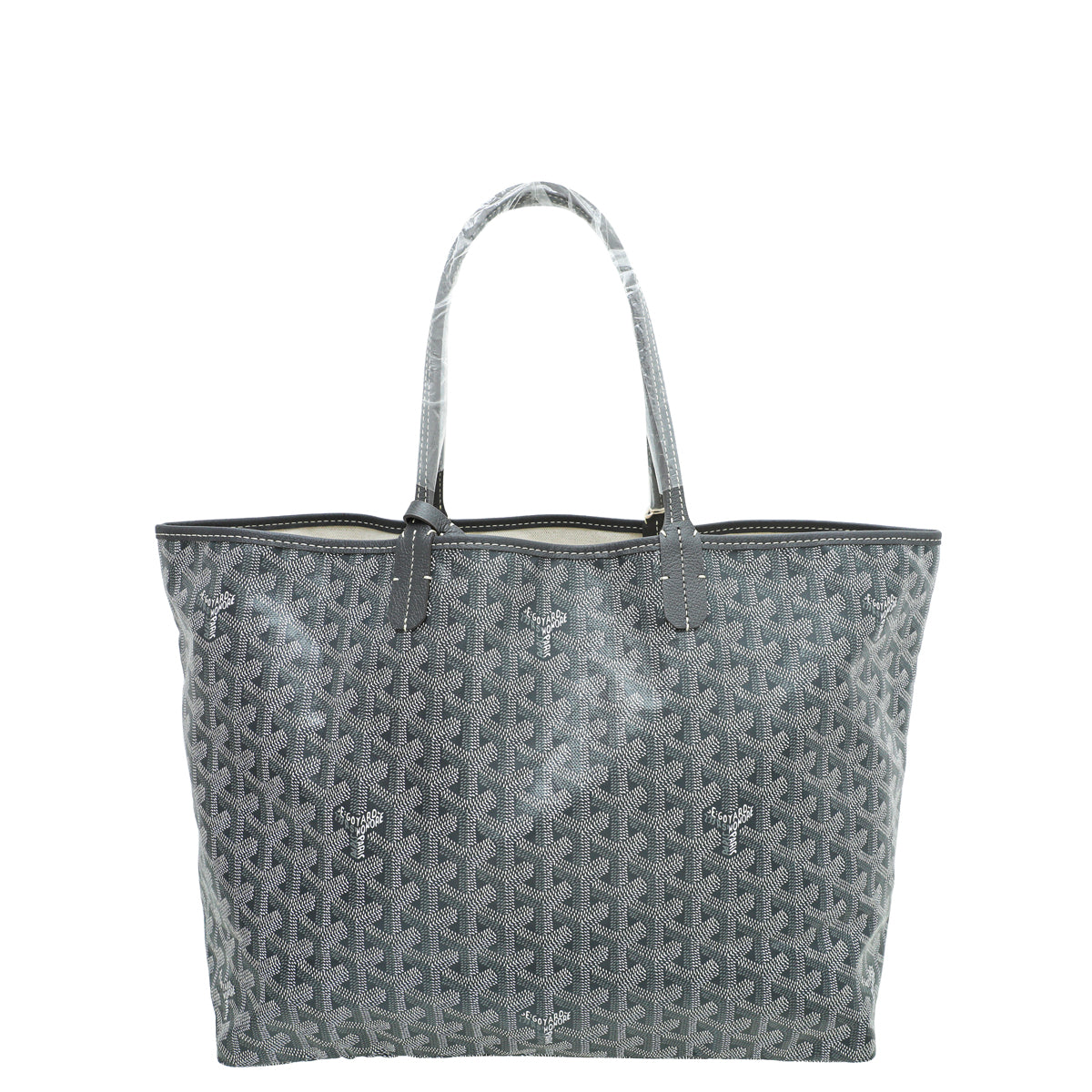 Goyard Grey Goyardine Saint Louis PM Bag