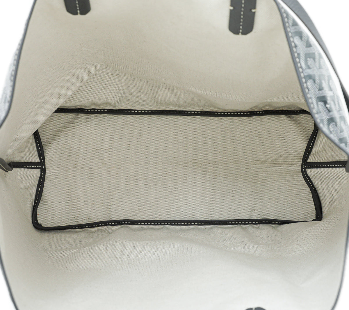 Goyard Grey Goyardine Saint Louis PM Bag