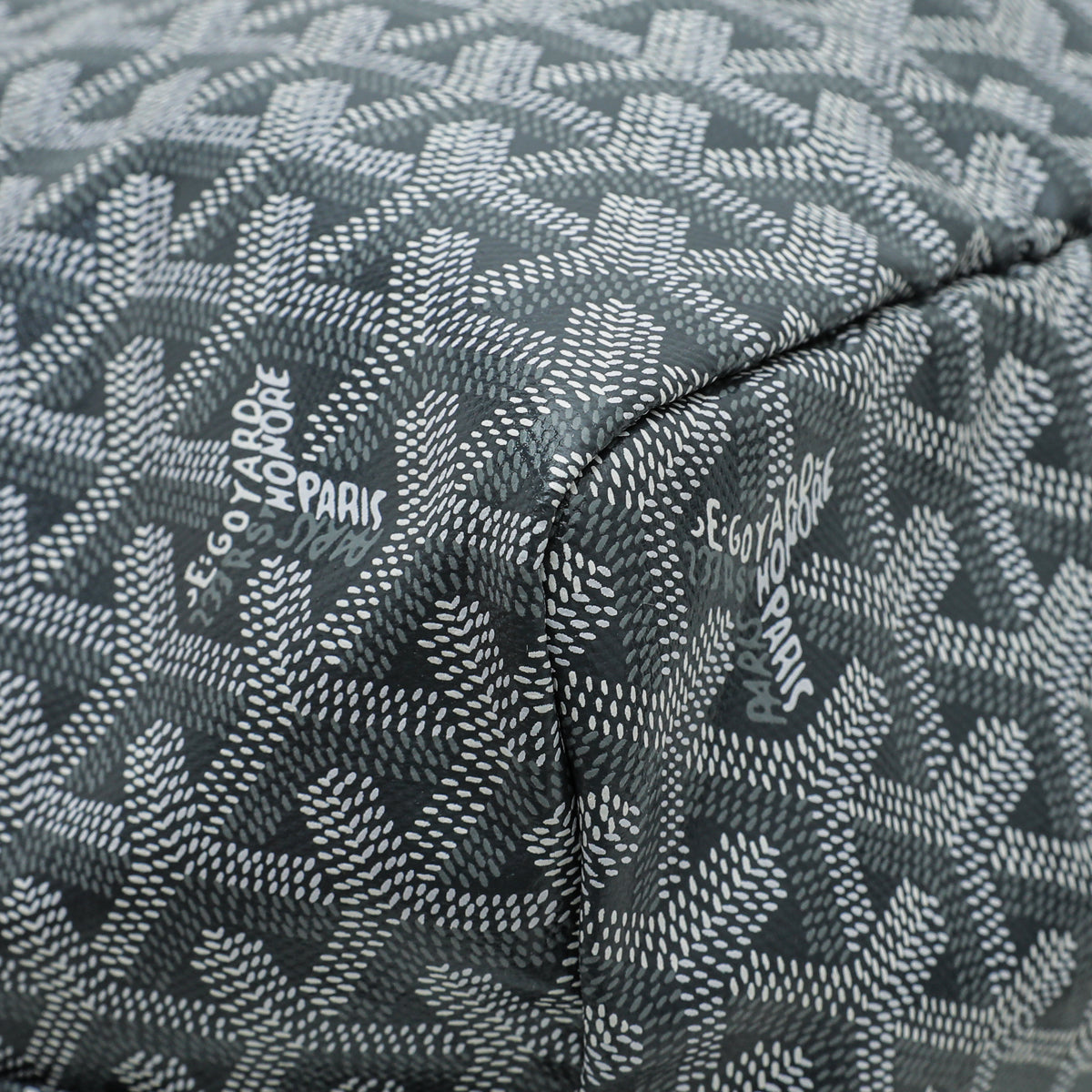 Goyard Grey Goyardine Saint Louis PM Bag