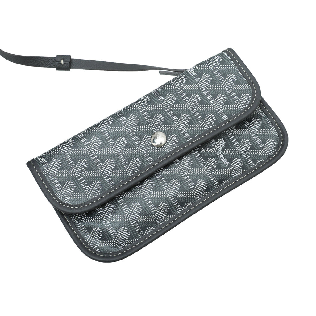 Goyard Grey Goyardine Saint Louis PM Bag