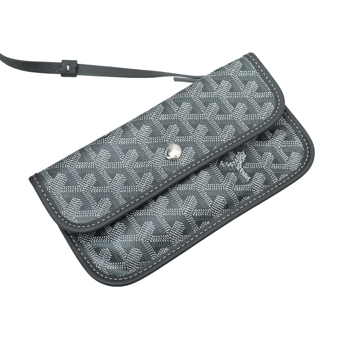 Goyard Grey Goyardine Saint Louis PM Bag