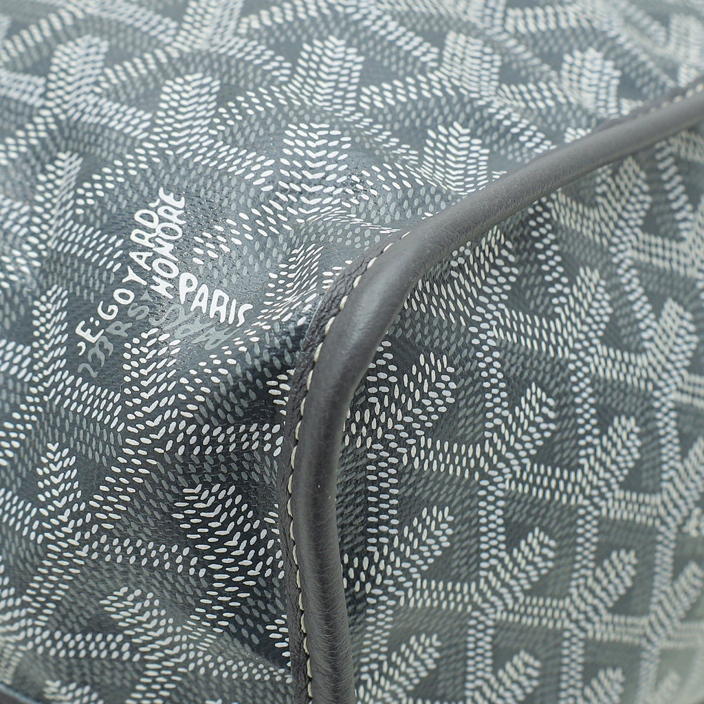 Goyard Grey Goyardine Anjou Reversible PM Bag
