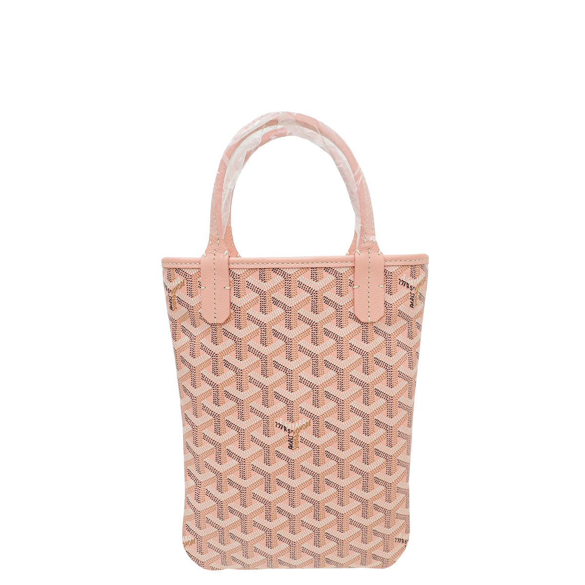 Goyard Pink Ltd. Edition Goyardine Poitiers Claire-Voie Bag