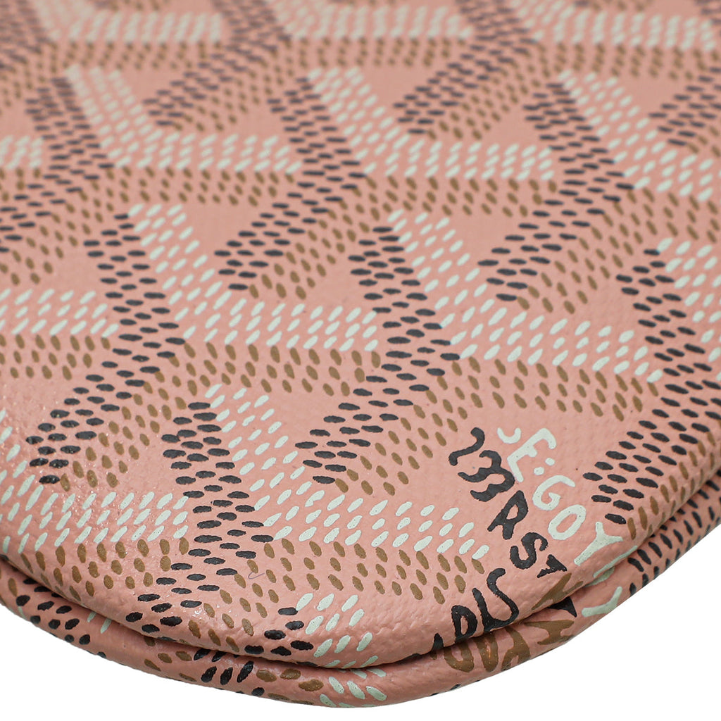 Goyard Pink Ltd. Edition Goyardine Poitiers Claire-Voie Bag