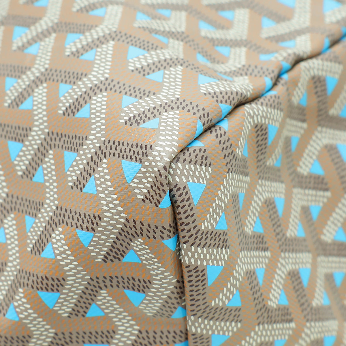 Goyard Grege Turquoise Goyardine Special Ed. Saint Louis Claire Voie GM Bag