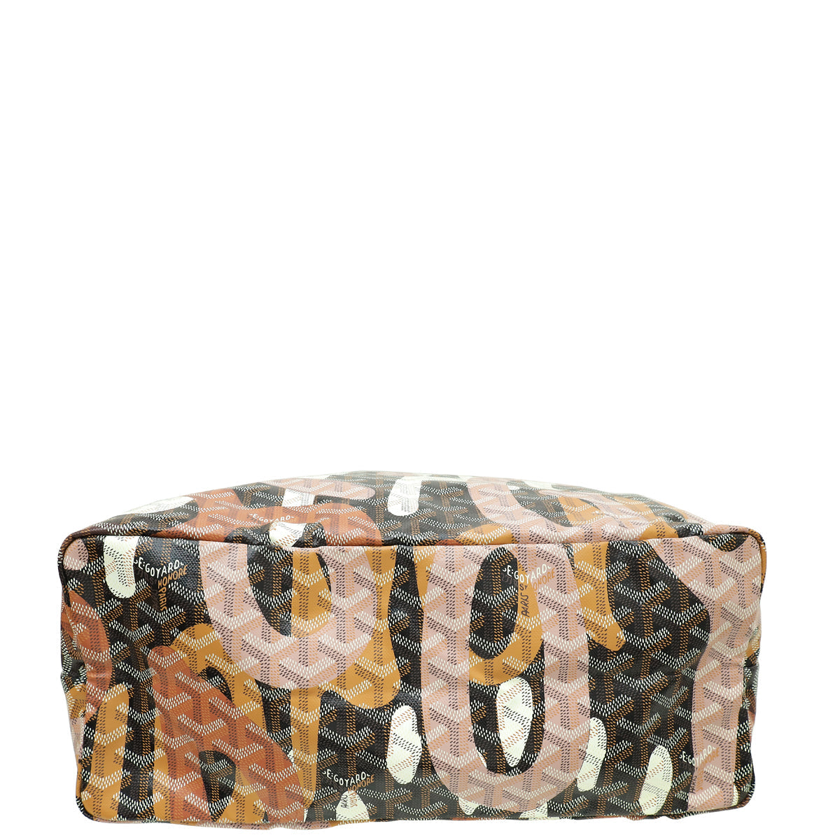 Goyard Black Multicolor Camouflage Letters Saint Louis PM Bag