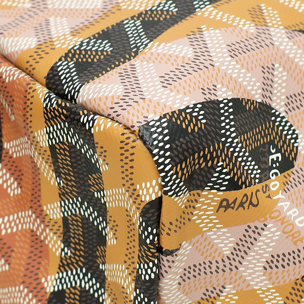 Goyard Black Multicolor Camouflage Letters Saint Louis PM Bag