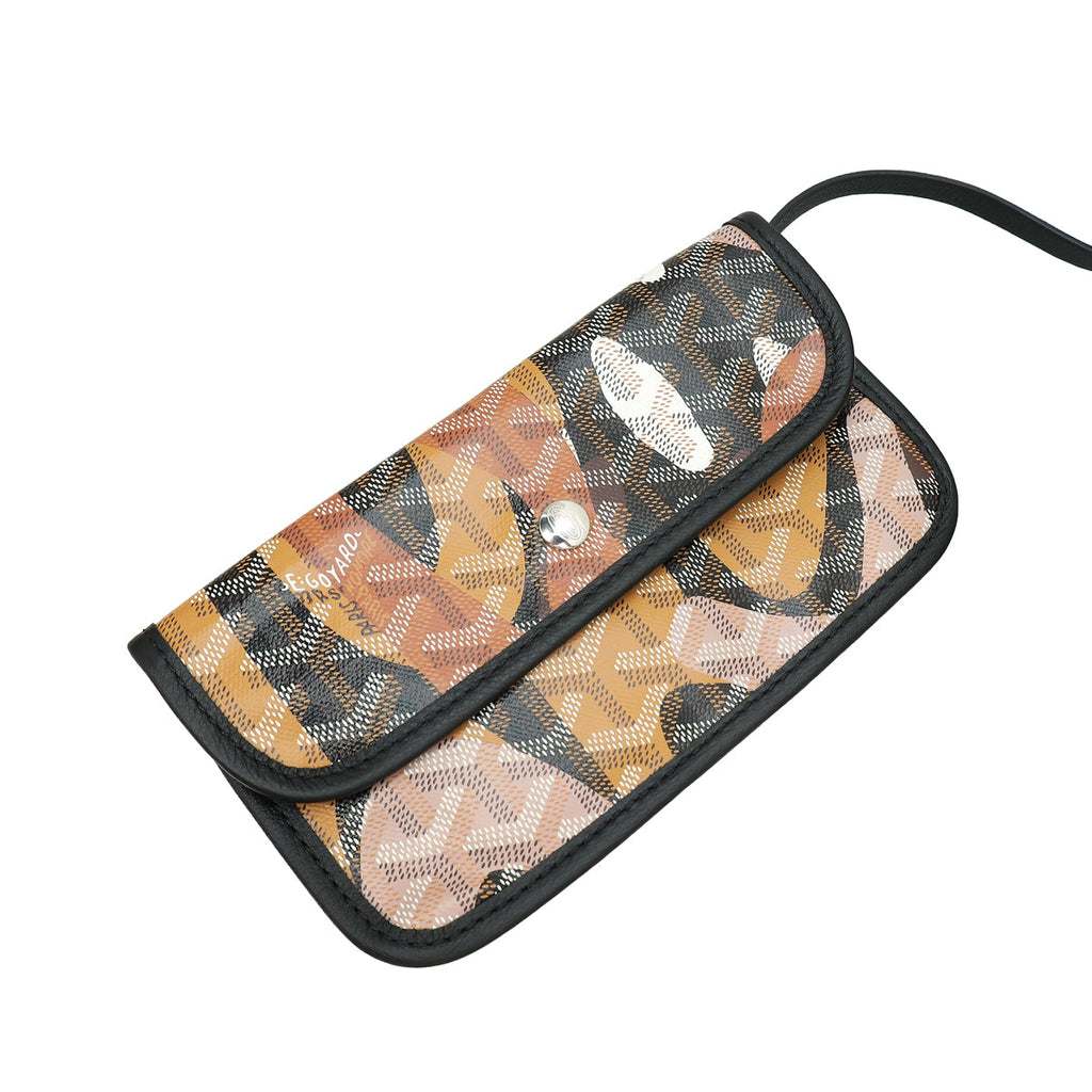 Goyard Black Multicolor Camouflage Letters Saint Louis PM Bag