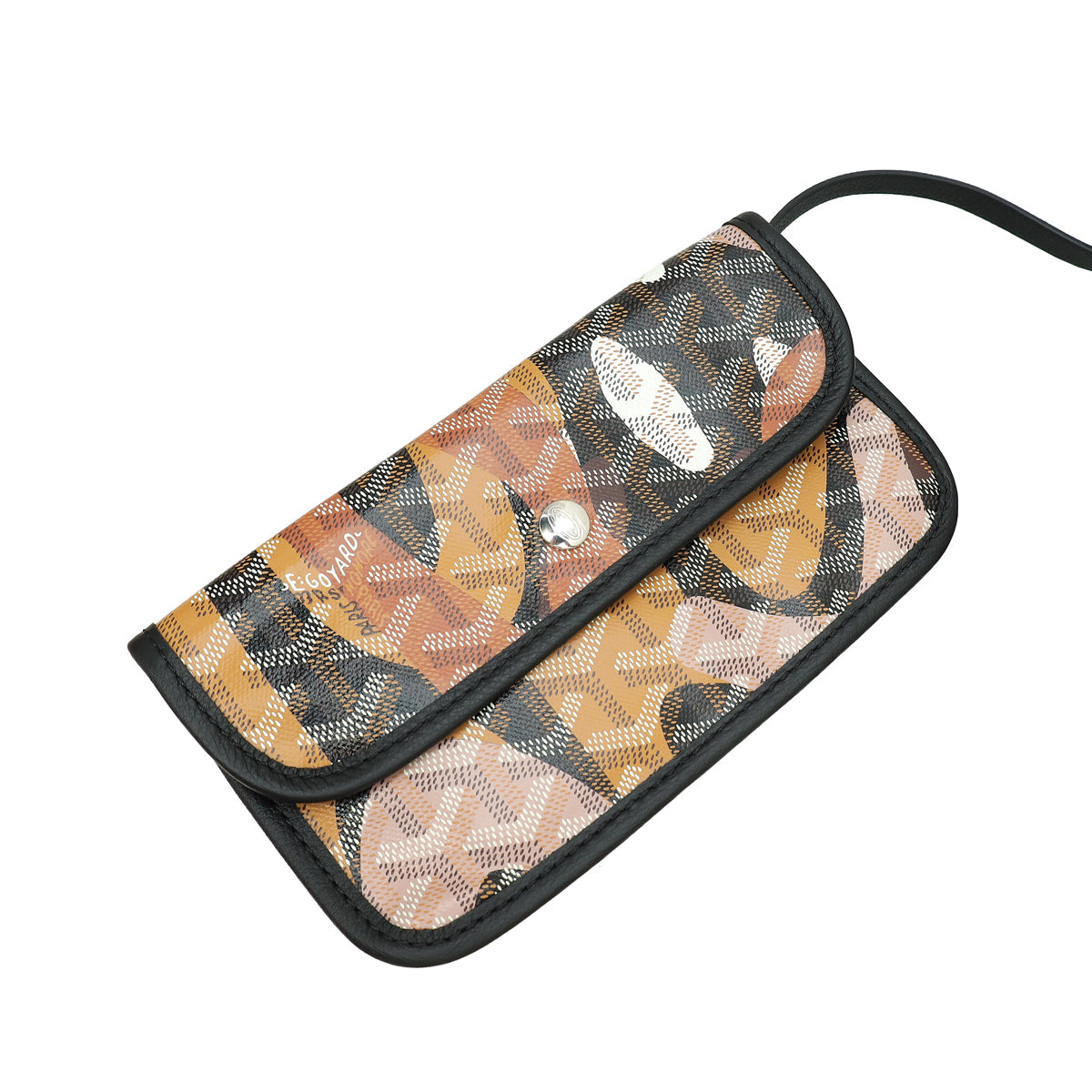 Goyard Black Multicolor Camouflage Letters Saint Louis PM Bag