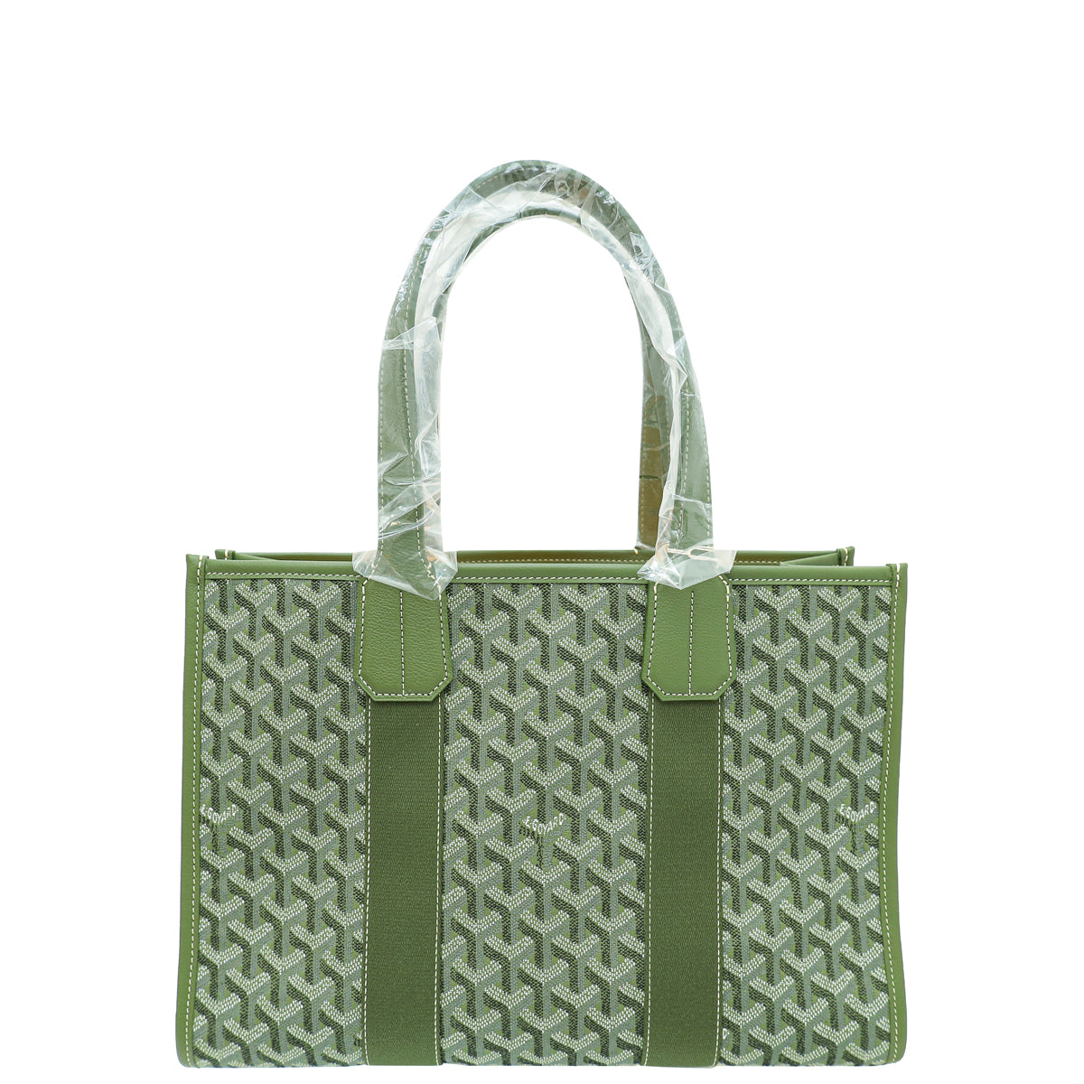 Goyard Kaki Limited Editions Goyardine Jacquard Villette MM Tote Bag