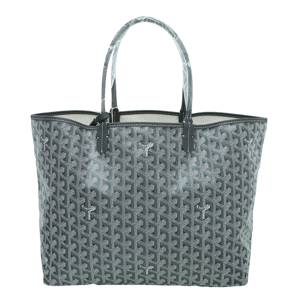 Goyard Grey Goyardine Saint Louis PM Bag