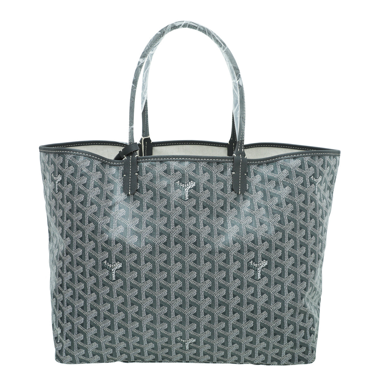 Goyard Grey Goyardine Saint Louis PM Bag