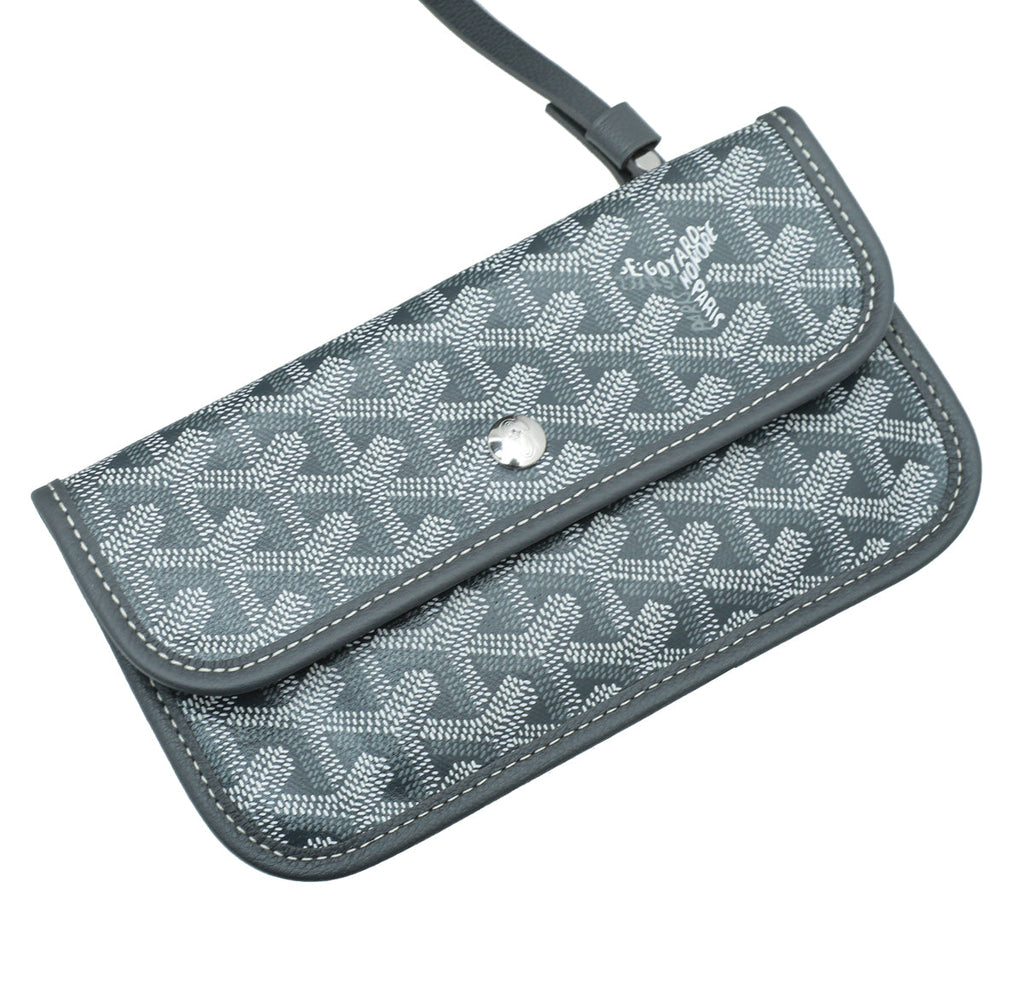 Goyard Grey Goyardine Saint Louis PM Bag