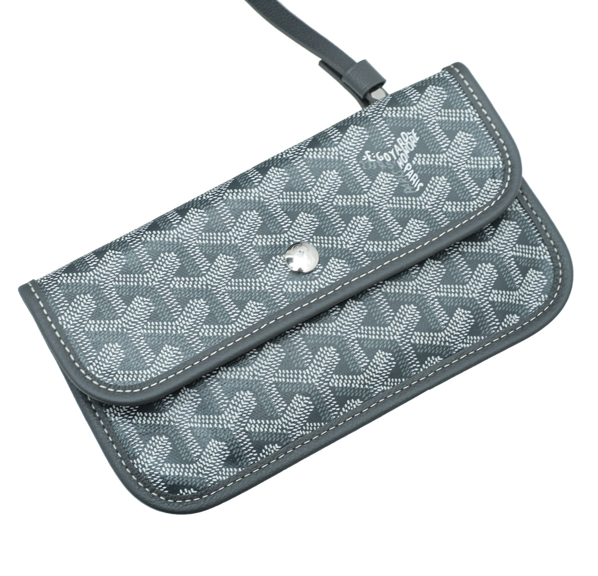 Goyard Grey Goyardine Saint Louis PM Bag