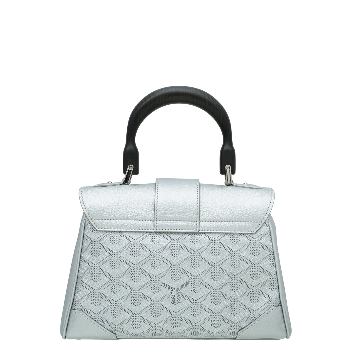 Goyard Silver Goyardine Saigon Souple Mini Bag