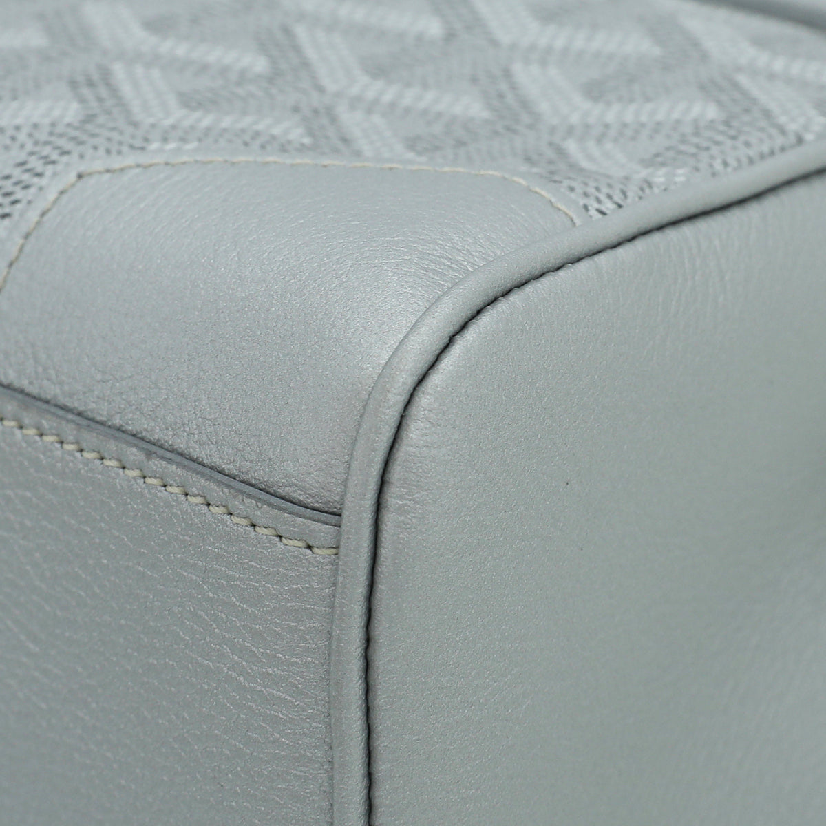 Goyard Silver Goyardine Saigon Souple Mini Bag