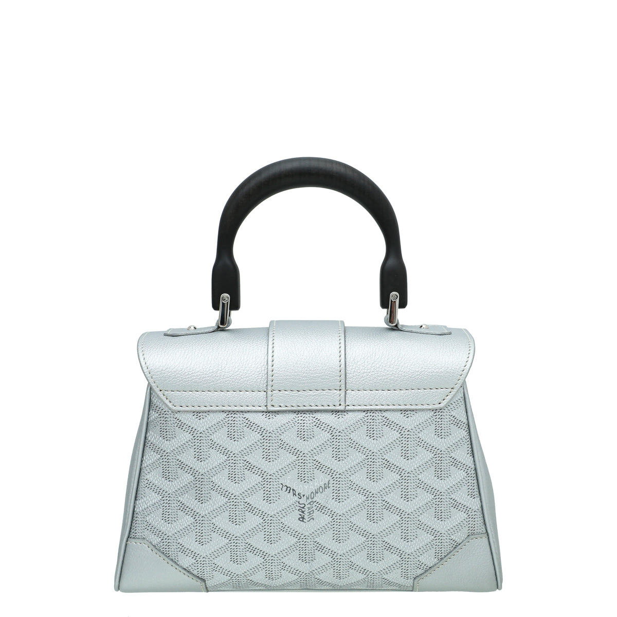 Goyard Silver Goyardine Saigon Souple Mini Bag