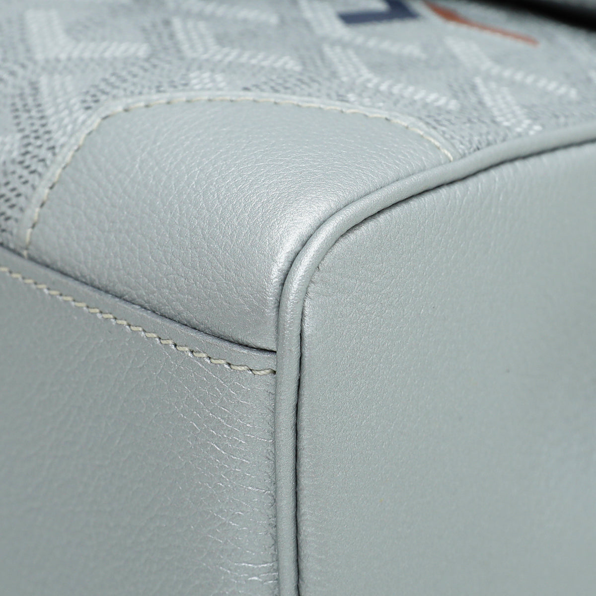Goyard Silver Goyardine Saigon Souple Mini Bag